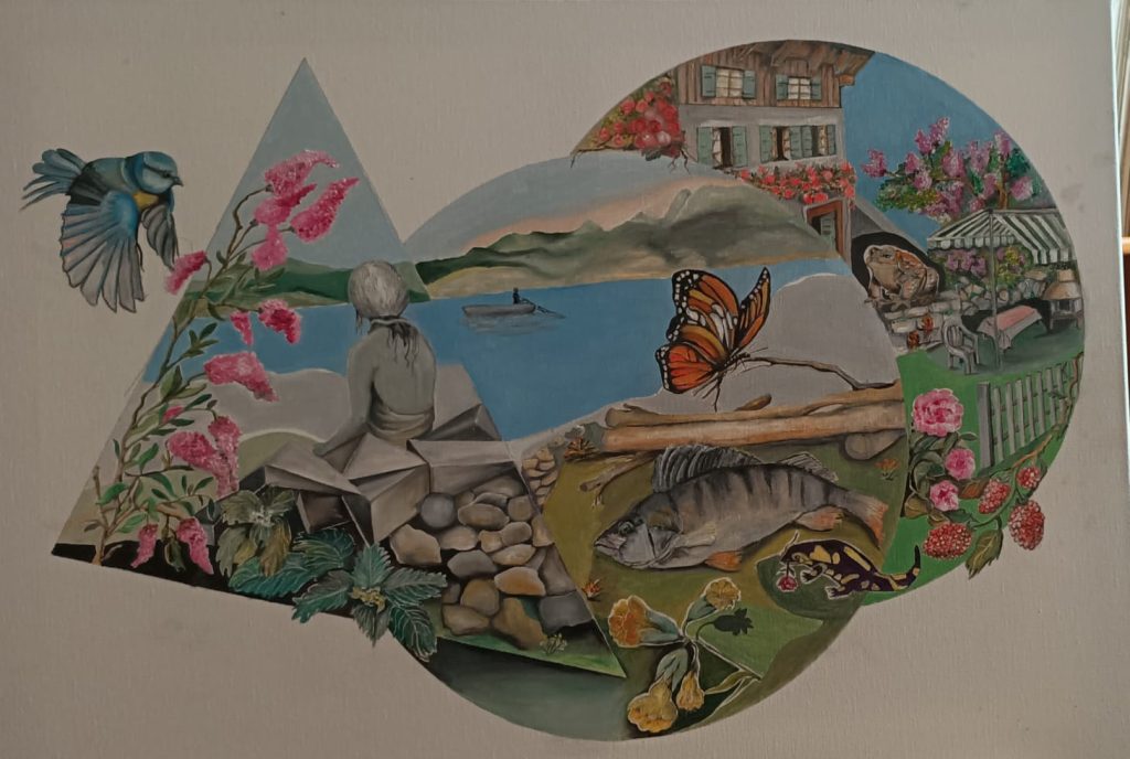 Souvenir - huile - 50x70cm